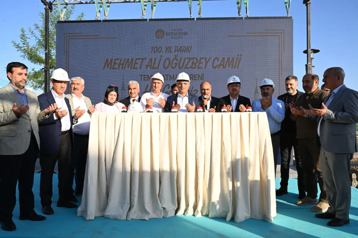100. YIL PARKI’NDA  CAMİ İNŞASINA BAŞLANDI